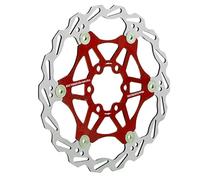 Rotor de Frein Disque de frein hydraulique flottant pour vélo, 160 mm, 180 mm, 203 mm, à dissipation thermique, compatible avec Shimano(203MM Red)