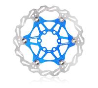 Rotor de Frein Disque de frein hydraulique flottant pour vélo, 160 mm, 180 mm, 203 mm, à dissipation thermique, compatible avec Shimano(203MM Blue)