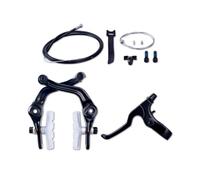 Rotor de Frein Kit de freins de vélo en U, levier en alliage forgé, plaquettes transparentes, boîtier intérieur/extérieur, adapté aux câbles de pièces BMX(U brake left kit)