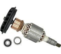 Rotor d'induit Moteur avec roulements à billes pour Bosch GBH11DE GSH11E (1614011072)