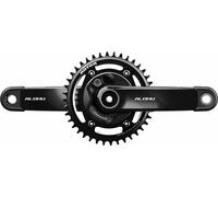 Rotor Manivelle ALDHU en carbone pour Gravel, 46/30, 11 vitesses noir