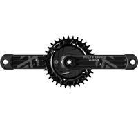 Rotor Pédalier avec capteur de puissance INspider MTB KAPIC Q-Ring 34 dents noir