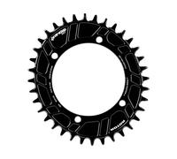 Plateau ovale rotor q rings mtb bcd 100x4 11 12 vitesses noir
