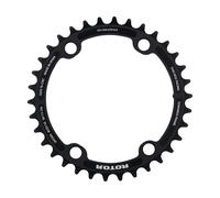 Rotor Plateau Road, 4 bras, noQ, BCD 110 mm, 11/12 vit. noir 55 Zähne