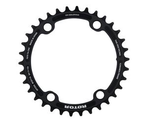 Rotor Plateau Road, 4 bras, noQ, BCD 110 mm, 11/12 vit. noir 55 Zähne