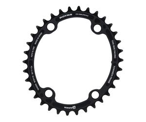 Rotor Plateau Road, 4 bras, Q-Ring, BCD 110 mm, 11/12 vit. noir