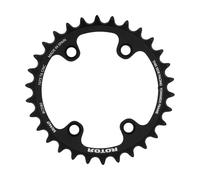 Rotor Plateau Shimano GRX, 4 bras, noQ, BCD 110/80 mm noir