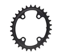 Rotor Plateau Shimano GRX, 4 bras, Q-Rings, BCD 110/80 mm noir 31 Zähne