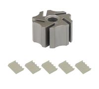 Rotor pompe a huile avec ailette pour pompe à carburant diesel extraction essence électrique pompe d extraction d huile palette ravitaillement gasoil pièces，40x22x10mm