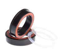 Rotor Press Fit 4130 Steel Bottom Bracket Cups Noir 89.5/92 mm Black / Blue