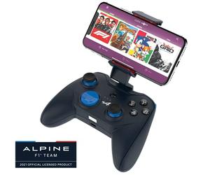Rotor Riot Controller for iOS Alpine F1 Team | Compatible with iOS/iPhone Devices via Lightning Cable, Apple Arcade, L3 and R3 Buttons, Works with 1000+ App and Arcade, No Latency, No Battery