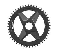 Rotor 1x Universal Direct Mount Chainring Argenté 52t Black