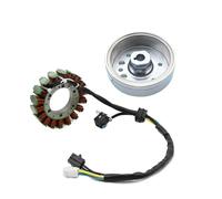 Rotor Volant Moteur À Bobine Stator Pour Suzuki LTA400 LTF400 Eiger 32102-38F01 32101-38F00 Arctic Cat ATV 400 375 TBX 650 H1 Stator Allumage Moteur