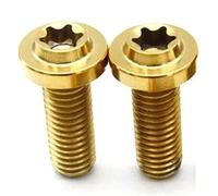 Rotors de moto Boulons De Fixation Disque Frein M8 X 22 Mm Pour HONDA, YAMAHA, SUZUKI, BMW, KAWASKI Disques de frein pour moto(2PS golen)