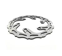 Rotors du Disque de Frein 250 mm Avant 245 mm arrière 6 Trous Plaque en Acier Compatible avec yz 125 YZF yzfx wrf 250 450 Moto s'adapte aux vélos de saleté et aux vélos Hors Route(Rear 245mm)