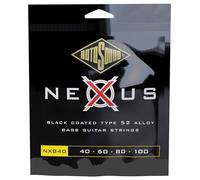 Rotosound – Cordes pour basse électrique Nexus Coated – Jeu 4 cordes hybride 40-100