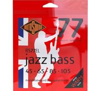 Rotosound Cordes pour Basse Électrique JAZZ 77 MONEL FLATWOUND 4-cordes RS77EL FLATW XL SCALE Standard 45-105