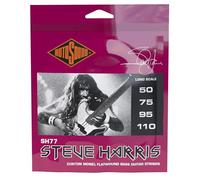 Rotosound Cordes pour basse électrique Jazz 77 SH77 Steve Harris Monel Flatwound 4-cordes 50-110