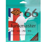 Rotosound Jeu de cordes pour basse Funkmaster FM66 Acier inox Tirant Billy Sheehan 30-50-70-90