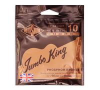 Rotosound Cordes pour guitare acoustique JUMBO KING JK10 6 cordes Extra-Light 10-50