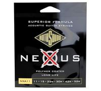 Rotosound Cordes pour Guitare Acoustique NEXUS COATED BRONZE 6-cordes NXA11