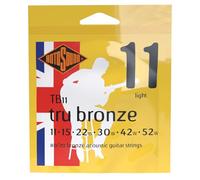 Rotosound Cordes pour guitare acoustique TRU BRONZE TB11 6 cordes Light 11-52