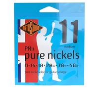 Rotosound Cordes pour Guitare Électrique PURE NICKELS 6-cordes PN11 Medium 11-48