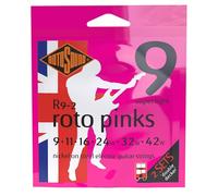 Rotosound Cordes pour Guitare Électrique Roto Nickelée 2 Jeu de PINKS R9-2 Super Light 9-42