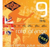 Rotosound Cordes pour Guitare Électrique Roto Nickelée ORANGE RH9 HYB 9-46 Hybrid 9-46