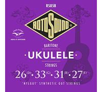 Rotosound Cordes pour Ukulélé, Jeu de cordes pour Ukulélé Baryton Nylgut RS85B Medium 24 31 31 28