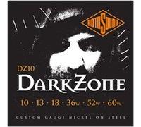 Rotosound Cordes pour guitare électrique DARKZONE DZ10 Roto nickelée 10-60