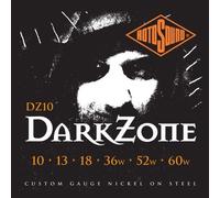 Rotosound Cordes pour Guitare Électrique Roto Nickelée DARKZONE DZ10 Darkzone 10-60