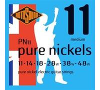 Rotosound Cordes pour guitare électrique PURE NICKELS PN11 6 cordes Medium 11-48