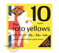 Rotosound R-10 Roto Yellows Regular 010-046 Acier nickelé Cordes pour guitare électrique