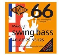 Rotosound Cordes pour basse électrique SWING 66 STAINLESS RS665LC jeu 5 cordes Medium 40-125