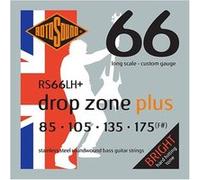 Rotosound RS66LH+ Drop Zone Plus - Jeu de cordes basse - 85-175 G