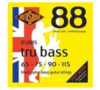 Rotosound Cordes pour basse RS88S Tru Bass – Jeu de 4 cordes, diapason court 30" – 65-115
