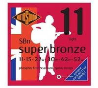 Rotosound SB11 Super Bronze - Jeu de cordes phosphore bronze guitare acoustique - 11-52