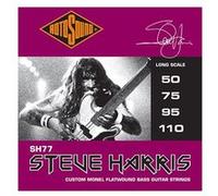 Rotosound Cordes pour basse électrique Jazz 77 SH77 Steve Harris Monel Flatwound 4-cordes 50-110