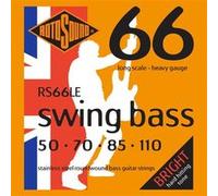 Rotosound Cordes pour basse électrique SWING 66 RS66LE Stainless Heavy 50-110 4-cordes