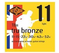Rotosound Cordes pour guitare acoustique TRU BRONZE TB11 6 cordes Light 11-52