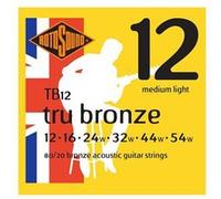 Rotosound TB12 Tru Bronze - Jeu de cordes guitare acoustique - 12-54