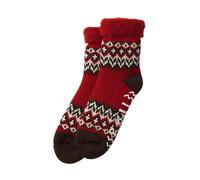 RoToTo - Chaussettes d`Intérieur Nordiques Confortables - Homme - Sous-vêtements - Rouge - Taille: M