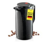 ROTPUNKT 760-16-05-0 760 Carafe Isotherme Acier Inoxydable/Plastique Noir 20 x 10 x 10 cm 1 L