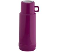 ROTPUNKT Bouteille isotherme 60 JESPER 1,0 l | Bouchon à vis bifonctions | Sans BPA - Boire saine | Fabriqué en Allemagne | Chaud + froid | Insert en verre | Framboise