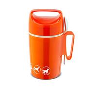 ROTPUNKT Récipient alimentaire 850 DIRK FCR 0,85 | Sans BPA | Insert en verre | Qualité supérieure | Avec cuillère | Sérigraphie (hyperblue, 850)