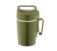 ROTPUNKT Thermos en Plastique avec cuillère, 850 ML, Vert, 17 x 13 x 26 cm