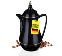 ROTPUNKT Verseuse isotherme 1 l - Cafetière de qualité supérieure fabriquée en Allemagne I Garde au chaud jusqu'à 24 heures I Verseuse pour café et thé (Sema 911, noir doré)