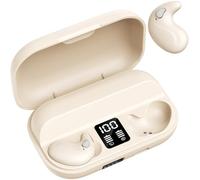 ROTRES Écouteurs Bluetooth Sleep, Mini écouteurs Intra-Auriculaires Bluetooth 5.3 Invisibles, Écouteurs Sleep pour Petites Oreilles, Écouteurs à Réduction de Bruit pour Le Sommeil latéral (Nude)