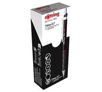 rOtring 1904692 Tikky Boîte de 12 Portemines avec code couleur 0,70 mm Bordeaux
